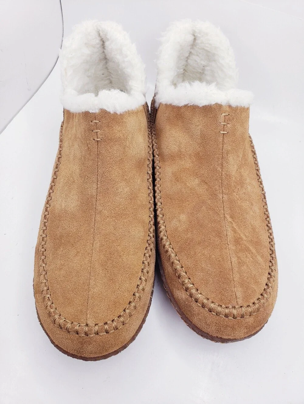 Sorel Manawan II Brown Suede Leather Slippers Slip On Loafers Men's Size 10